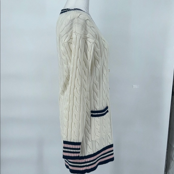 New Saylor Women's Marisole Long Sleeve Sweater Dress Cream SZ S - Picture 4 of 11